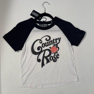 Girl Dangerous - Country Rose Crop Tee